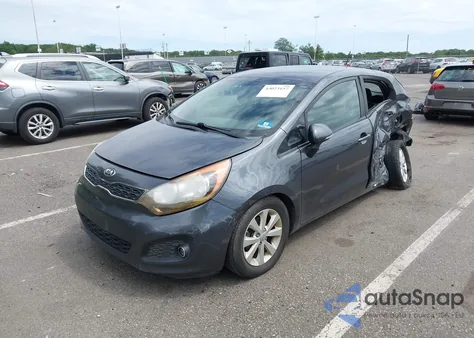 2013 Kia Rio Ex from USA, damaged, VIN KNADN5A36D6295047